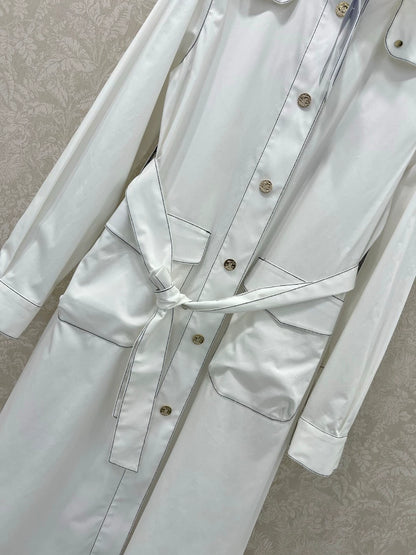 C 25 New Needle and Thread Hat Big Bow Tie Long Coat