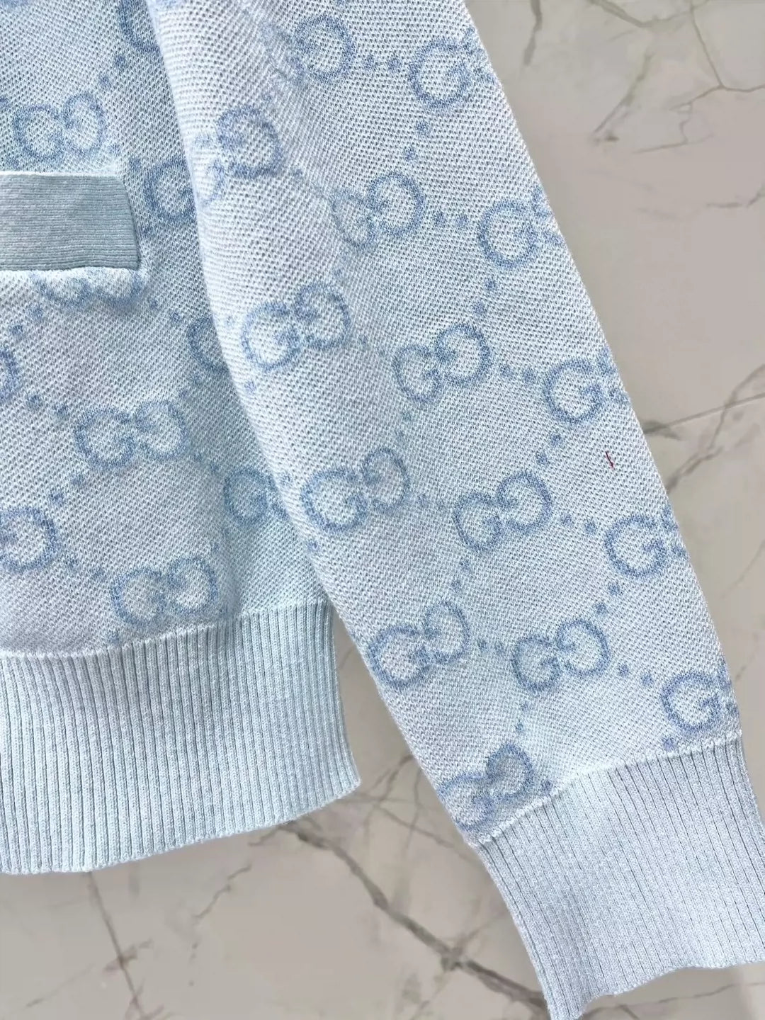 G 25 new fine cotton jacquard knitted cardigan