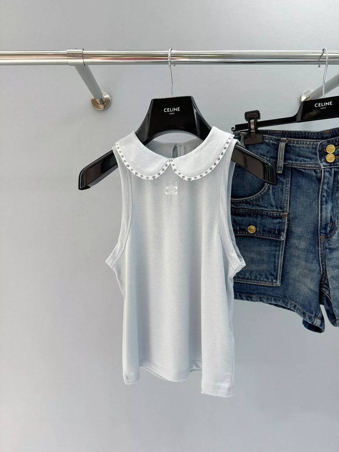 Ce 25 new style new product doll collar sleeveless top
