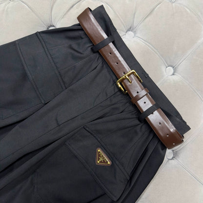 p 25 New Workwear Halter Skirt（black 、khaki）