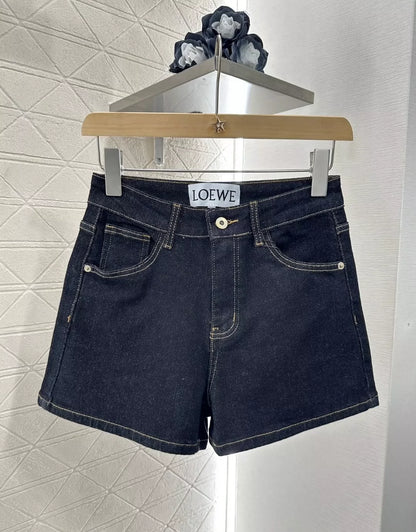 LO Spring/Summer 25 New High-Waisted Denim Shorts