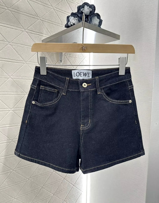 LO Spring/Summer 25 New High-Waisted Denim Shorts