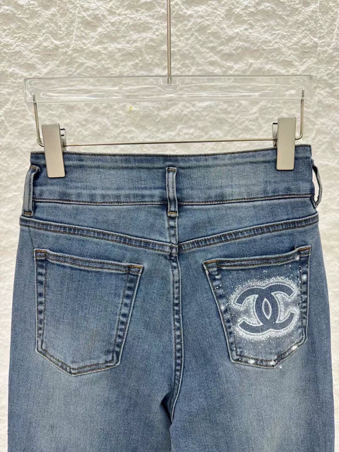 C 25 Slim-fit bootcut jeans