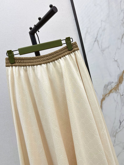 G 25ss new umbrella-shaped long skirt
