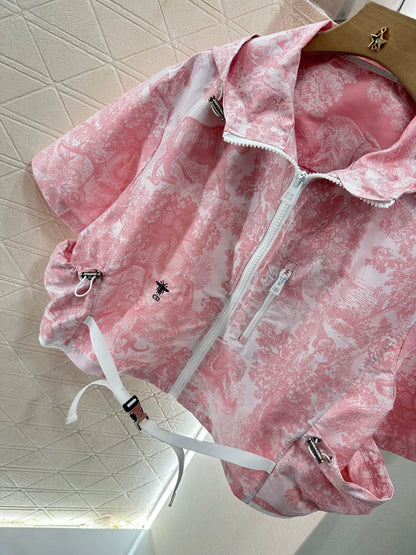 D 25 Jacquard short-sleeved jacket