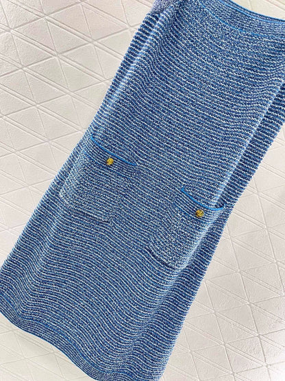 G 25 Spring new style Pocket knitted camisole dress