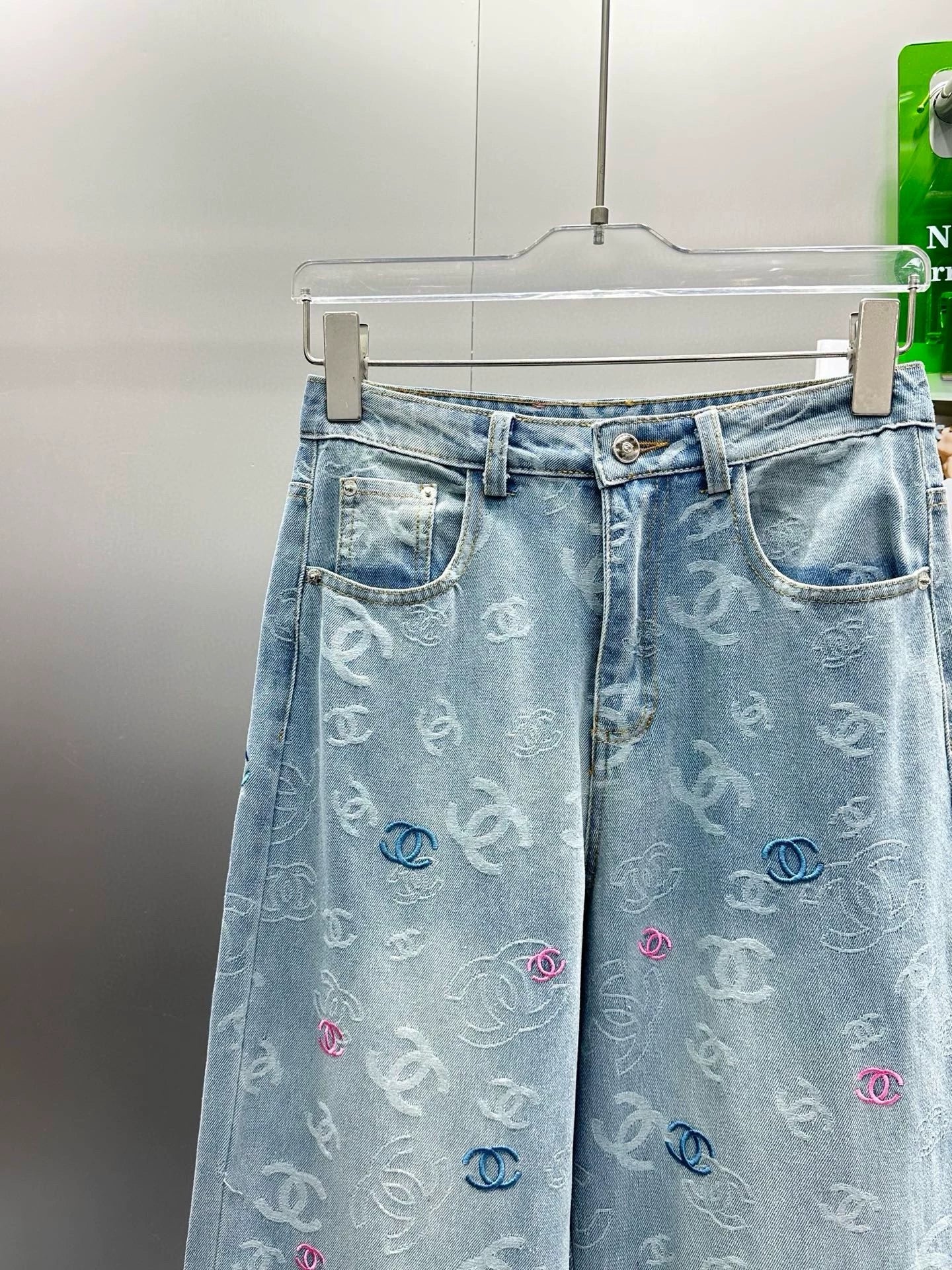 C 25 Summer new design jacquard jeans