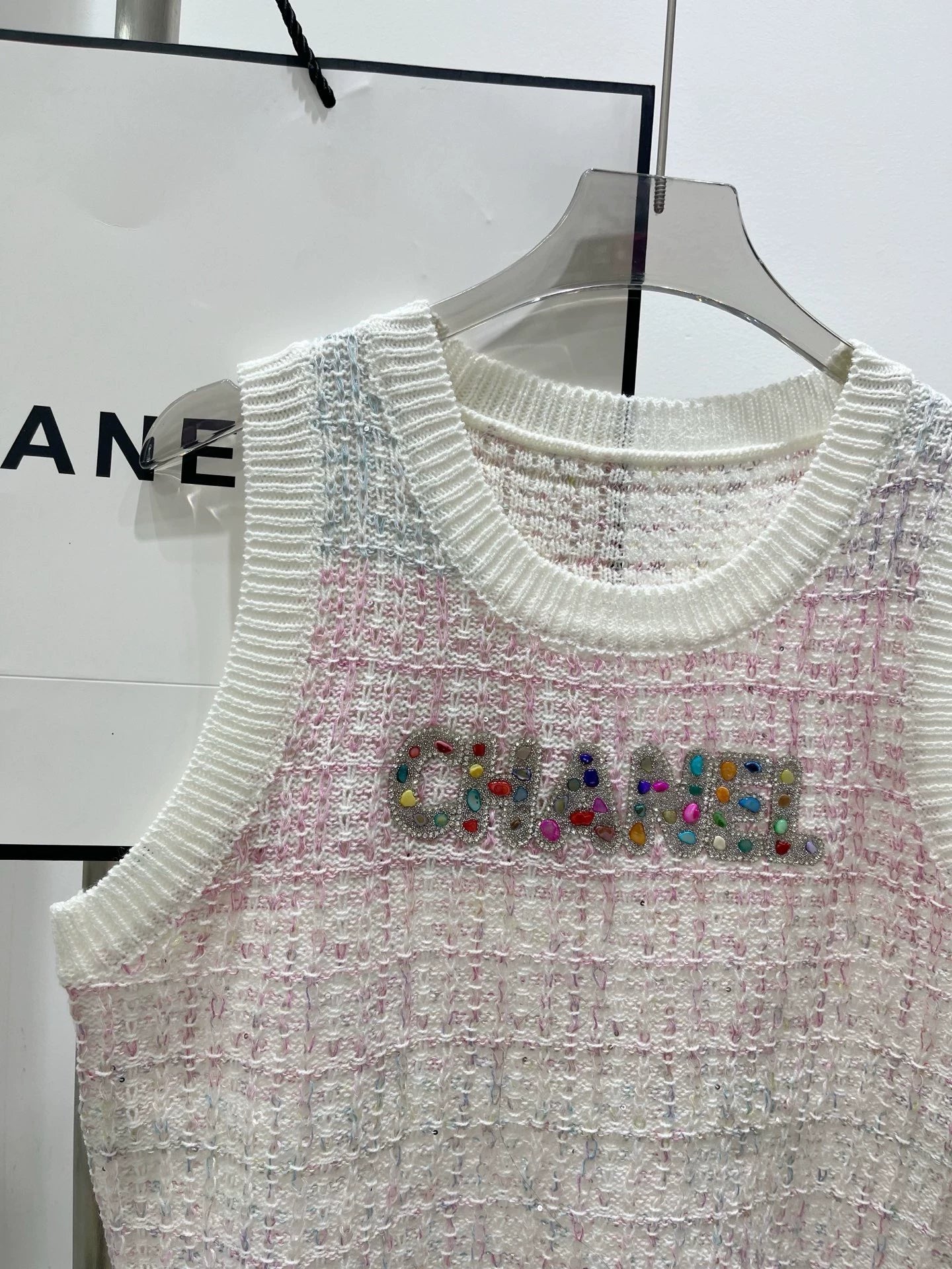 2025 Spring and Summer New Color Knitted Vest
