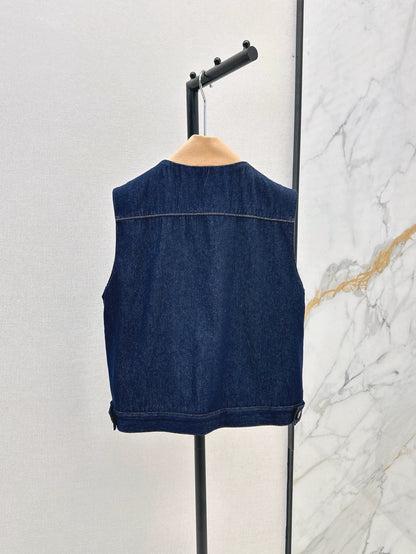 lp 25 Spring/Summer Latest Denim Vest Jacket