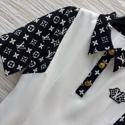 L 25 new lapel dress