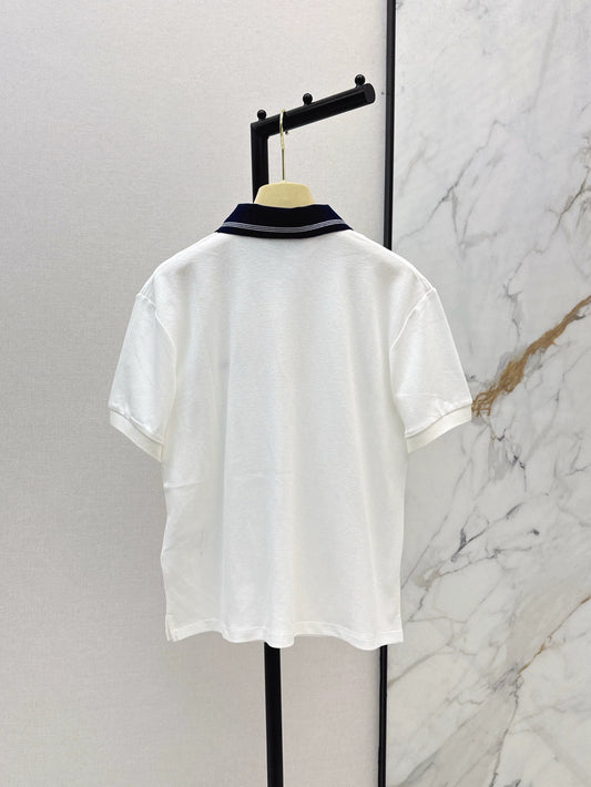 M 25 embroidered logo short sleeve