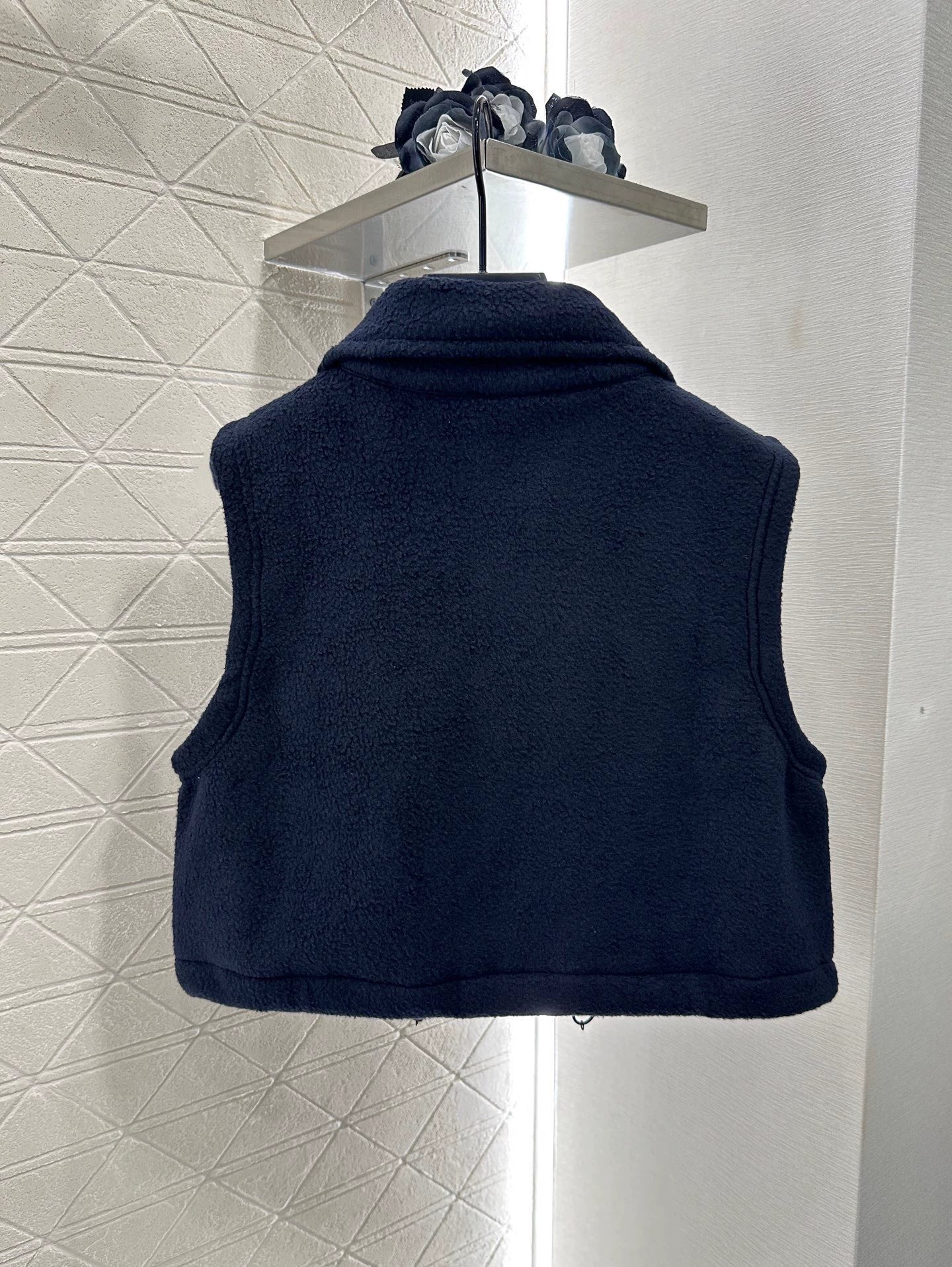 M 25fw Plush Zipper Down Vest