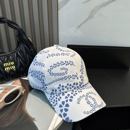C 25 New Arrival Petal Print Cap