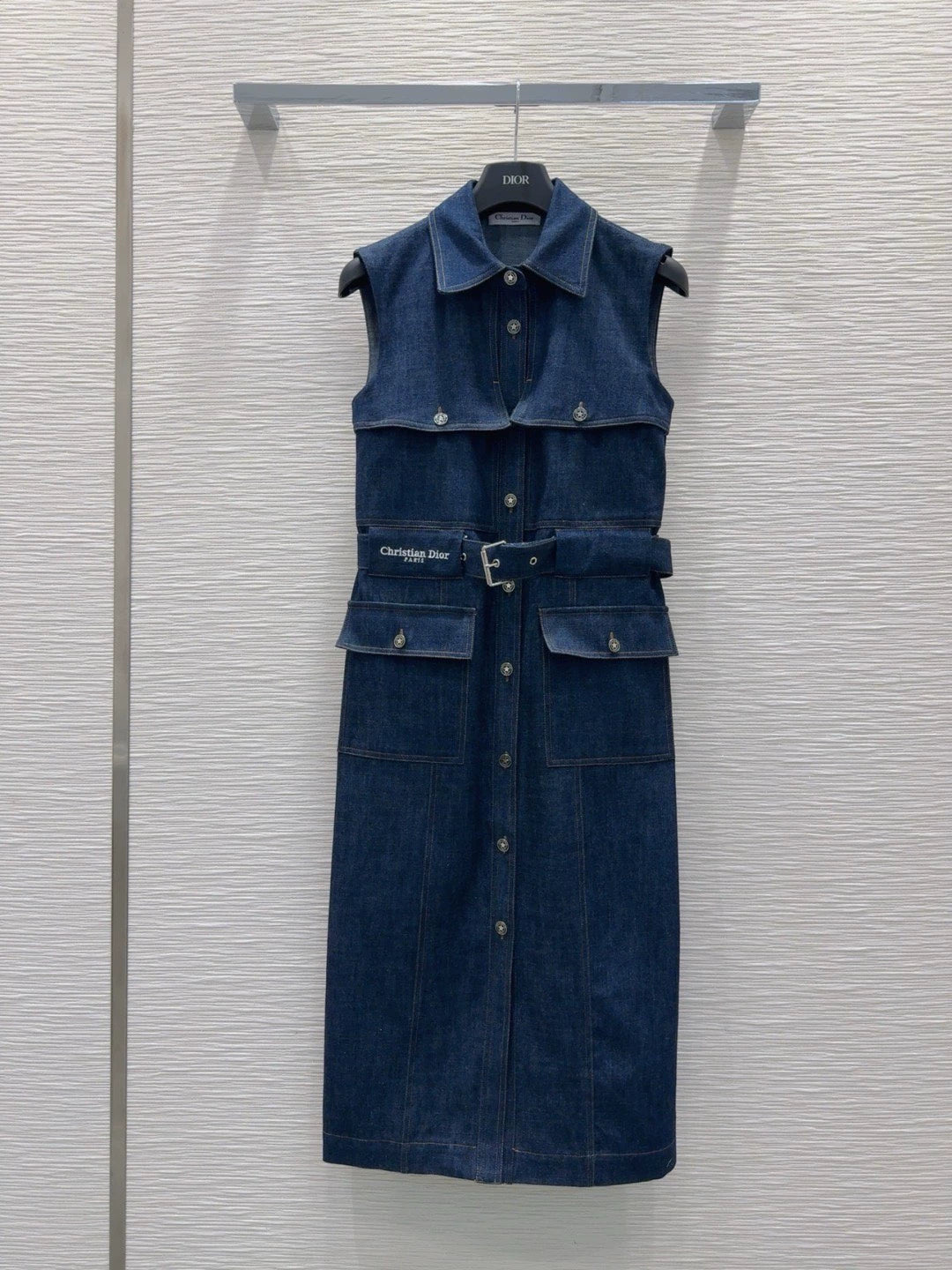 D 25 Super chic new denim dress!