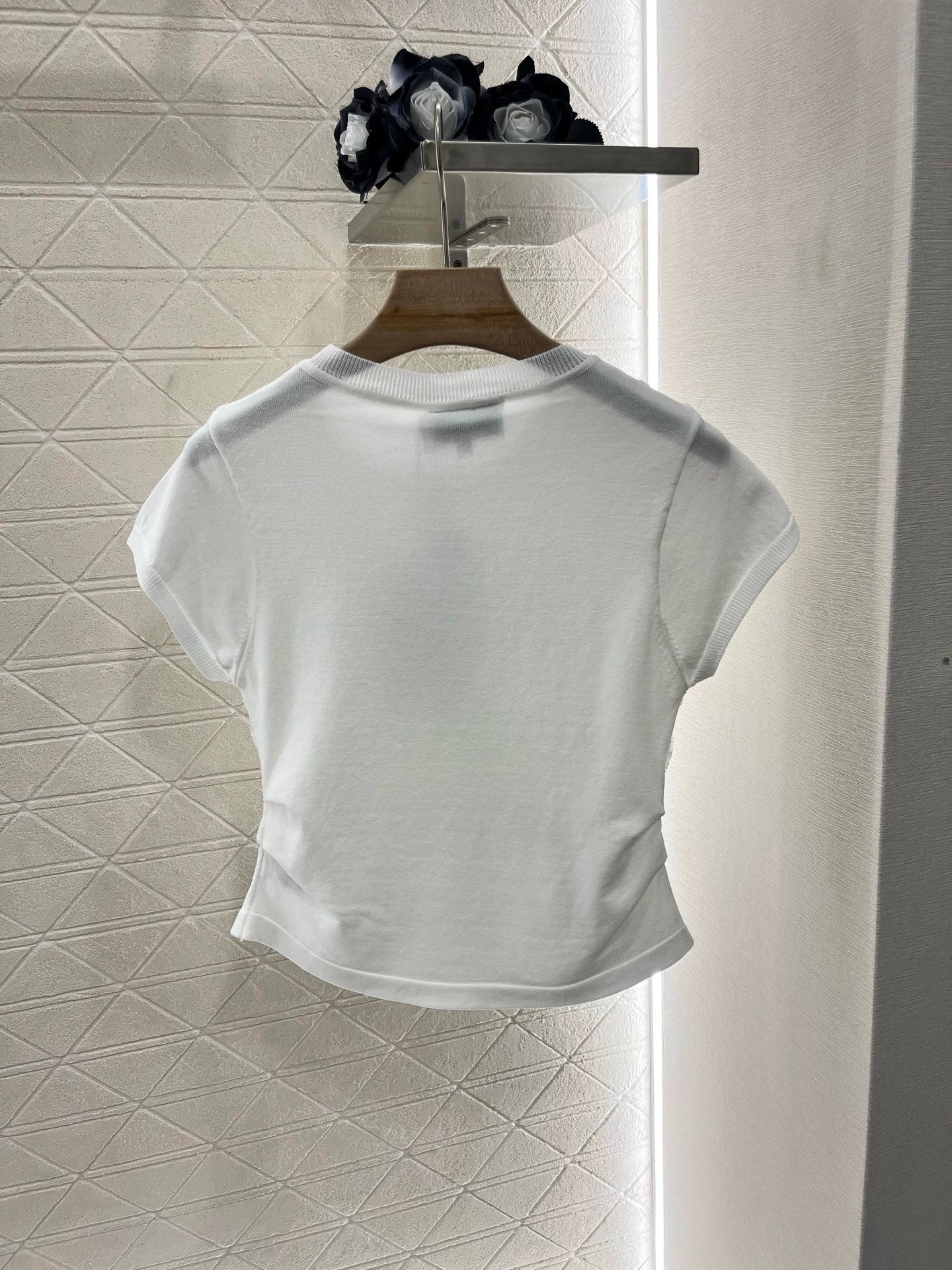 C 25 New Sling False Two Piece Knit Top