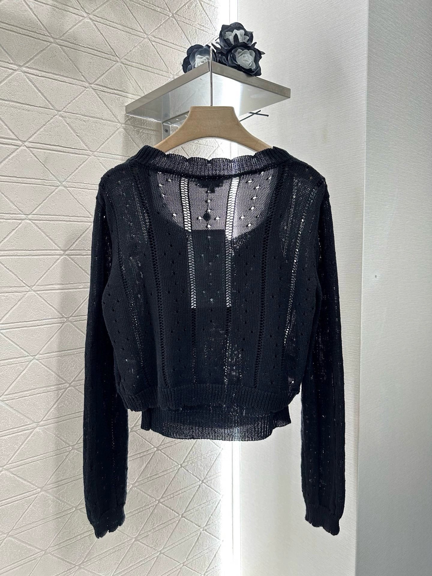 C 25 early fall new camisole knit cardigan two-piece