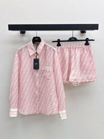 F 25 Spring/Summer Latest Classic Printed Casual Suit