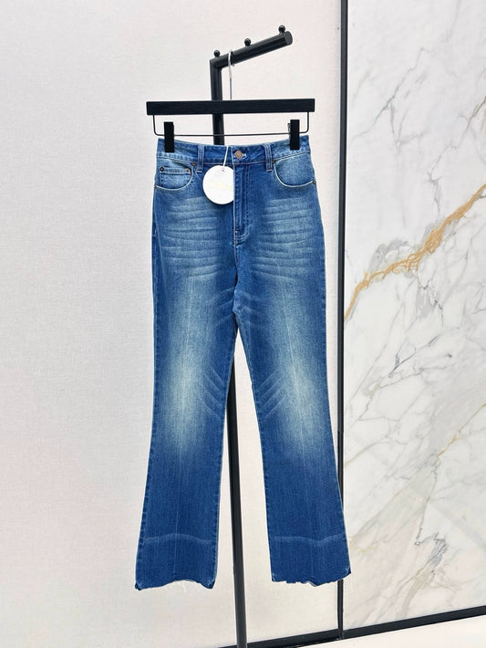 chl 25 spring and summer new Slim high waist denim pencil pants