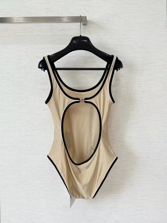 L 25 Rhinestone Logo Swimsuit