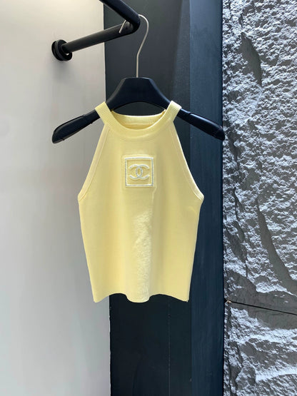 C 25 Classic Embroidered logo knit undershirt