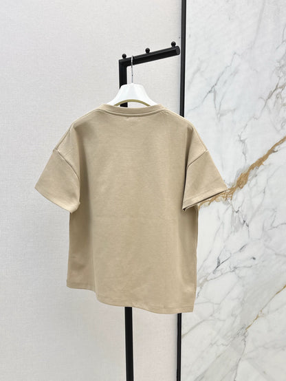 LO 25 Spring and Summer New Irregular Short Sleeve T-shirt