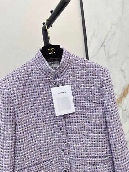 25 Le dernier manteau à carreaux tissé sur mesure au début du printemps 