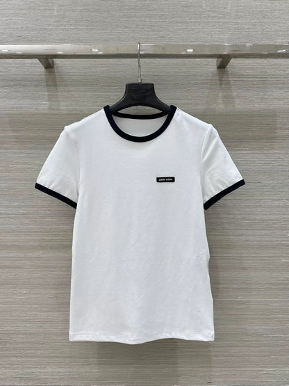 M 25 Early Spring New Letter Slim T-shirt