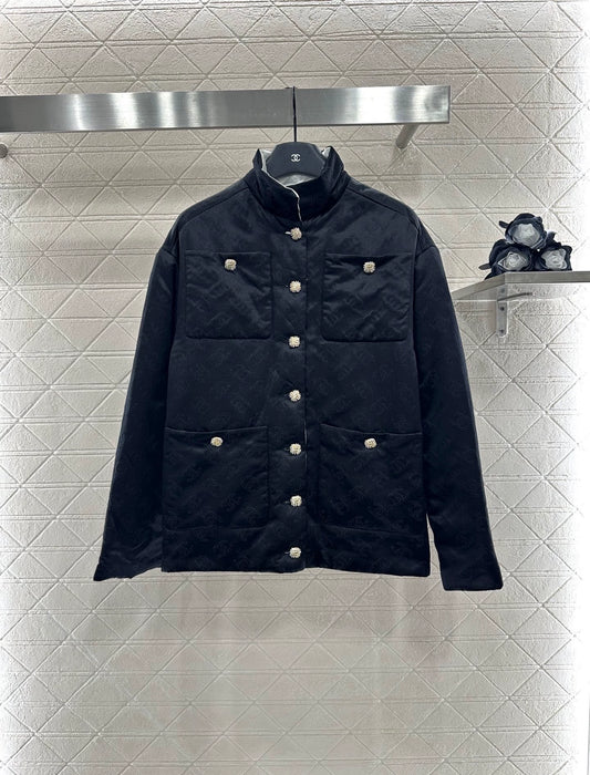 C 25 Jacquard silk cotton jacket