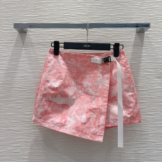 D 25 New Printed Button Down Dress Pants