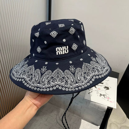 25 new starry sky print fisherman hat