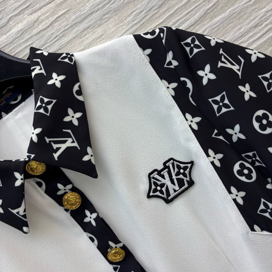 L 25 new lapel dress