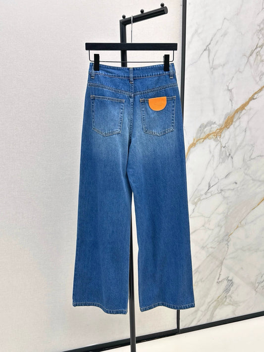chl 25  25 Spring/Summer New Straight wide-leg high waist jeans