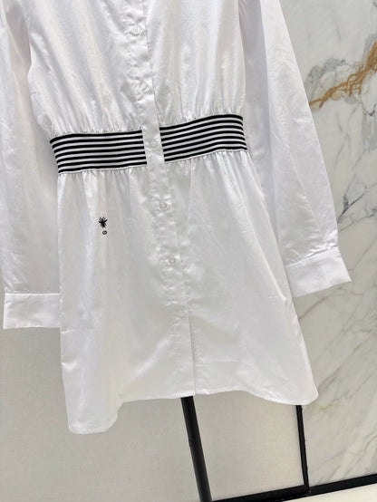 D 25 Spring/Summer latest elastic shirt dresses