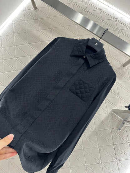 C 25 Jacquard Diamond Pocket Shirt