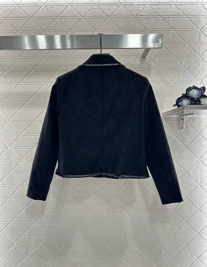 CE 25 Genuine Leather Jacket and Skirt Set
