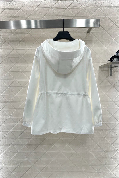 Pr 25 Hooded mid-length coat