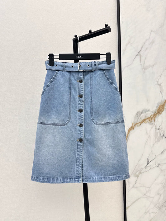 D 25 Spring/Summer New Denim Half Skirt