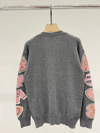 C 25 Spring/Summer New Style Girls Logo Casual Knit Cardigan