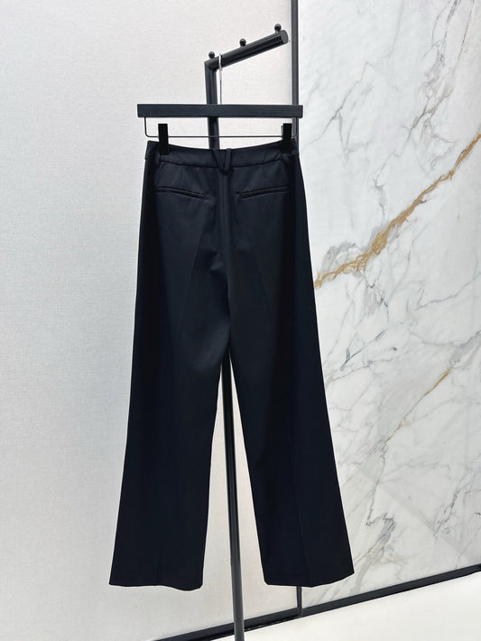 Ve 25 Spring/Summer newest style metal button decoration high-waisted small suit pants