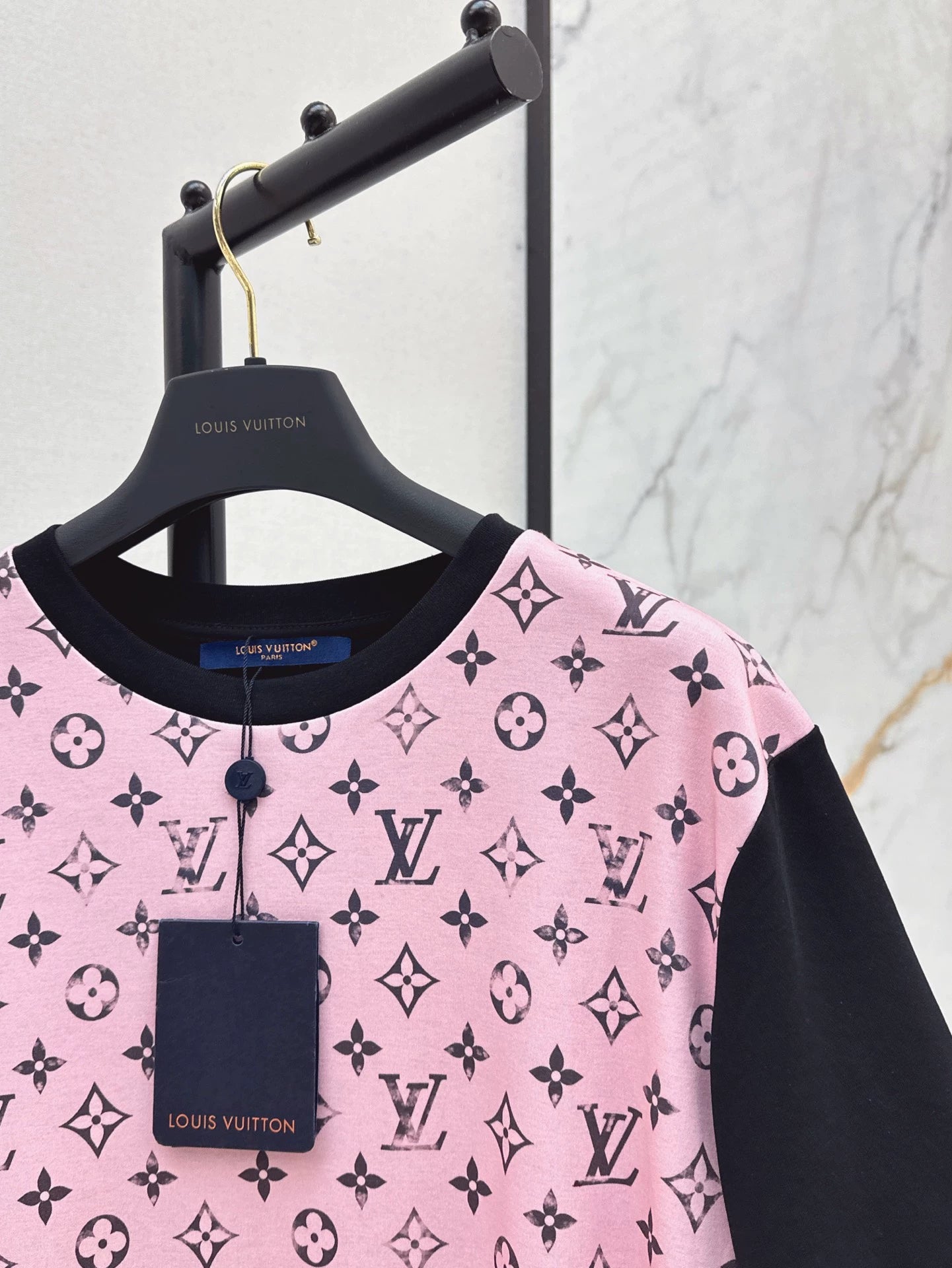 L 25 Printed knitted short sleeves