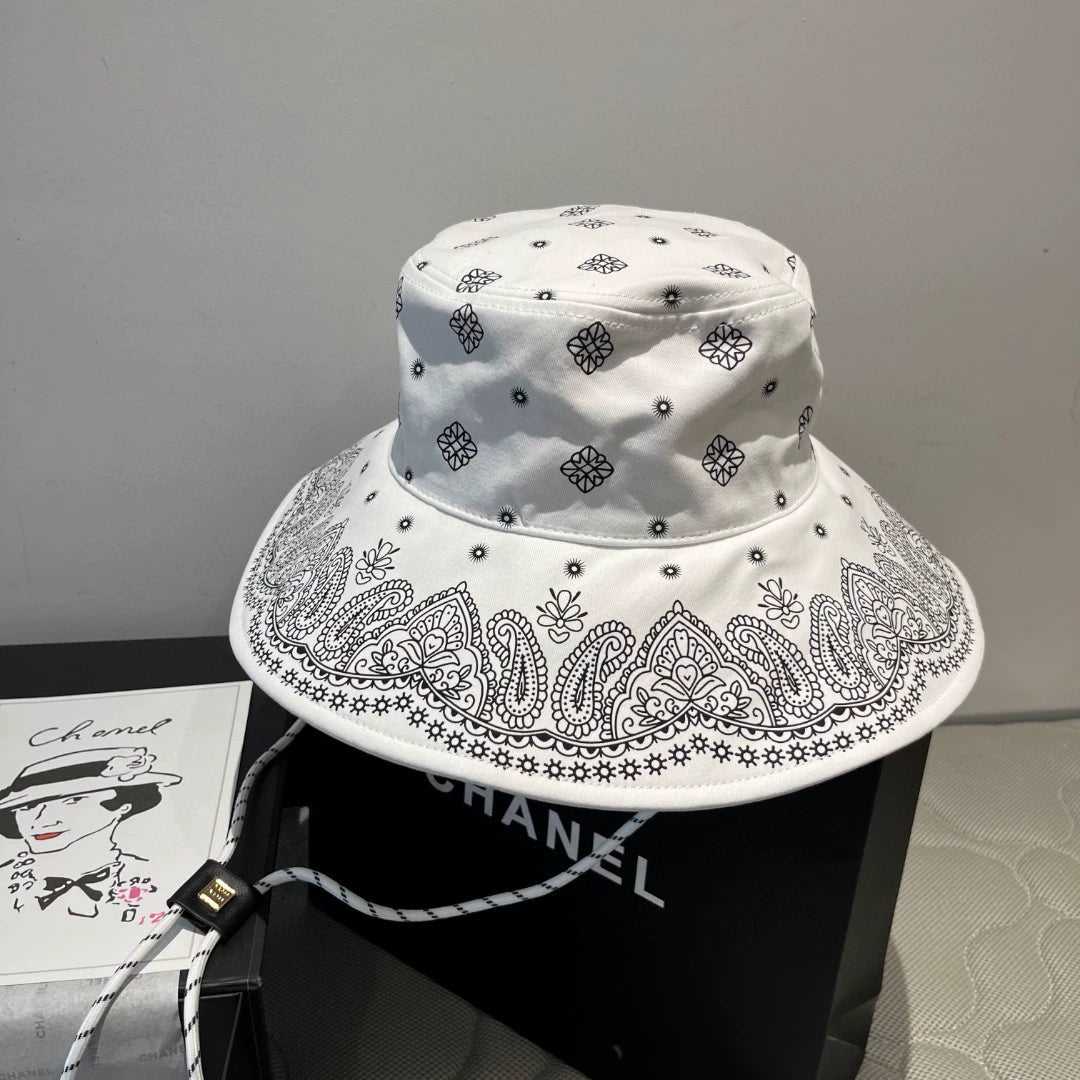 25 new starry sky print fisherman hat