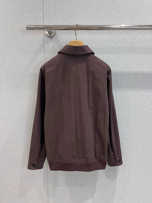 M 25 Cocoa Brown Lapel Jacket