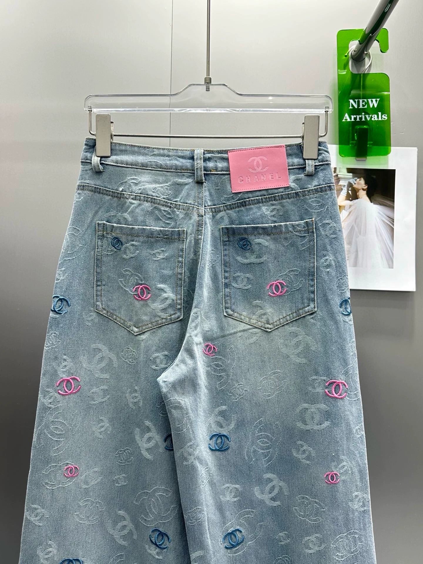 C 25 Summer new design jacquard jeans