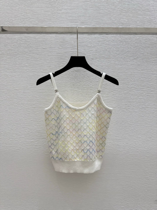 C 25 New Colorful Mesh Knit Suspenders
