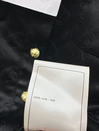 C 25 Silk logo jacquard jacket