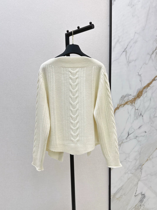 L 25 Cashmere Belted Cardigan