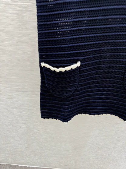 Ce 25 New Pocket Knit Vest Dress