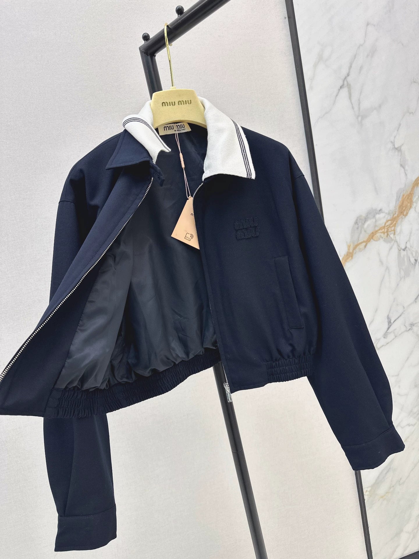 M 25fw College style short jacket