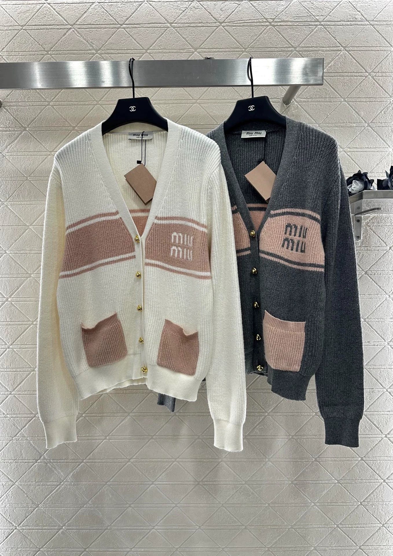 M 25fw Simple casual knitted cardigan