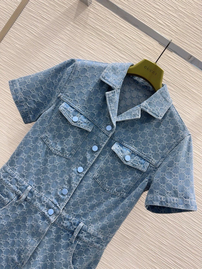 G 25 new stylish new denim jumpsuit set